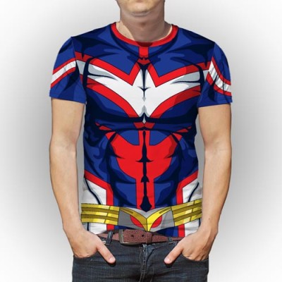 Camiseta FullArt Boku no Hero Mod.02 All MIght